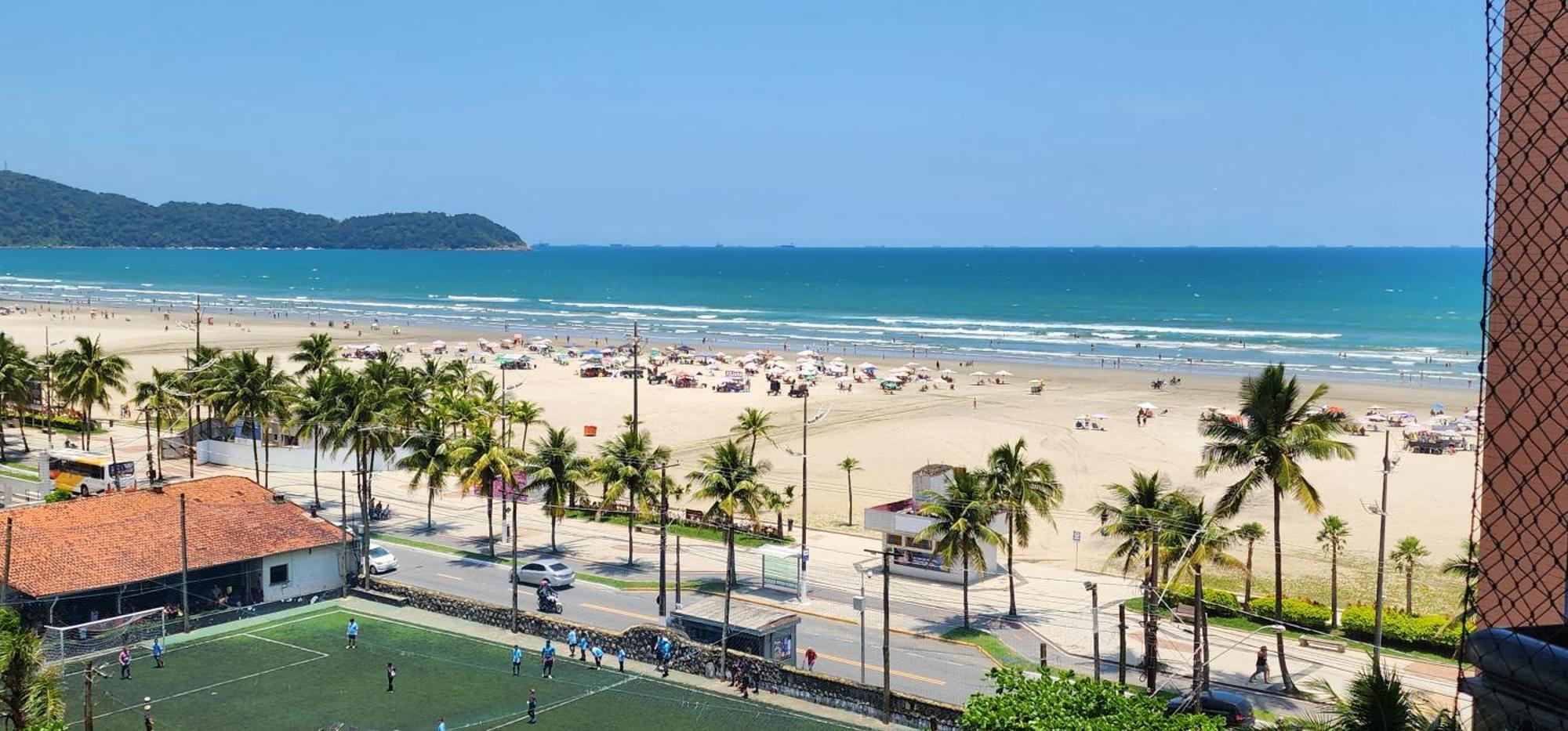 Apto Frente Mar Em Praia Grande エクステリア 写真